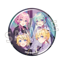 Load image into Gallery viewer, Hatsune Miku Model Illustration Can Badges (set of 6)