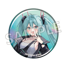Load image into Gallery viewer, Hatsune Miku Model Illustration Can Badges (set of 6)