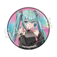 Load image into Gallery viewer, Hatsune Miku Model Illustration Can Badges (set of 6)