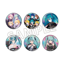 Load image into Gallery viewer, Hatsune Miku Model Illustration Can Badges (set of 6)