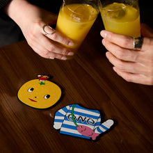 Load image into Gallery viewer, Ono Michio Model Rubber Coasters Set Like a Dragon Series