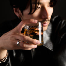 Load image into Gallery viewer, Survive & Revolve Bars Motif Glasses & Paper Coasters Set Like a Dragon Series