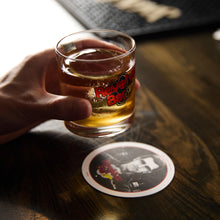 Load image into Gallery viewer, Survive & Revolve Bars Motif Glasses & Paper Coasters Set Like a Dragon Series