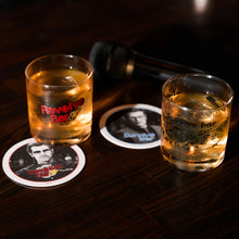 Load image into Gallery viewer, Survive & Revolve Bars Motif Glasses & Paper Coasters Set Like a Dragon Series