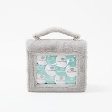 Load image into Gallery viewer, Fluffy Gray Fan de Bag
