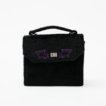 Load image into Gallery viewer, Fluffy Black Fan de Bag