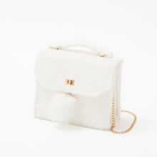 Load image into Gallery viewer, Fluffy White Fan de Bag