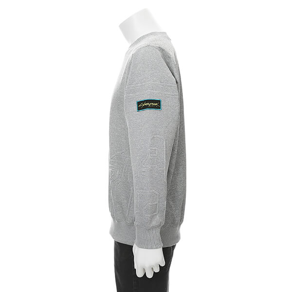 VR × CYBERPUNK CREWNECK / GREY　XL VR × CYBERPUNK CREWNECK / GREY XL NØИSENSE X CYBERPUNK