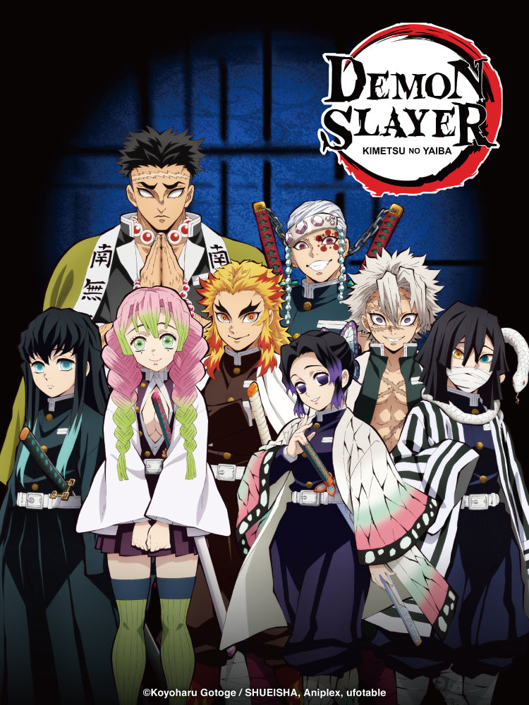 CoolChange Trousse Demon Slayer Kimetsu No Yaiba – Étui Stylo Cuir PU Avec Rabat, Motifs Tanjiro Nezuko Zenitsu Inosuke