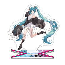 Load image into Gallery viewer, Hatsune Miku Model Illustration Acrylic Stand (Art by necömi)
