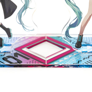 Hatsune Miku Model Illustration Acrylic Stand (Art by saine)