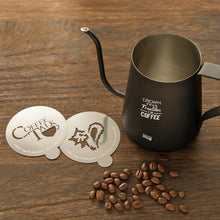 Load image into Gallery viewer, Coffee Talk Model Drip Kettle &amp; Latte Art Stencils Set
