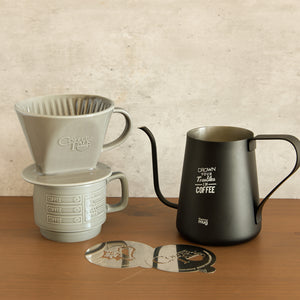 Coffee Talk Model Drip Kettle & Latte Art Stencils Set
