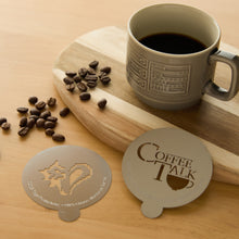 Load image into Gallery viewer, Coffee Talk Model Drip Kettle &amp; Latte Art Stencils Set
