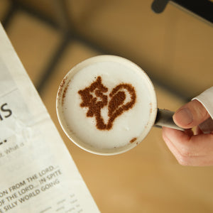 Coffee Talk Model Drip Kettle & Latte Art Stencils Set