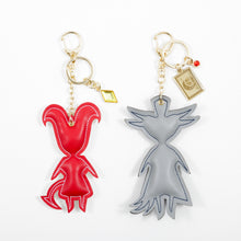 Load image into Gallery viewer, Blitzo and Stolas Model Bag Charm Set Helluva Boss
