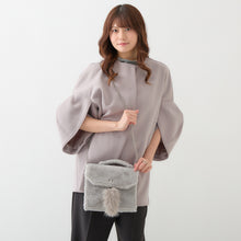 Load image into Gallery viewer, Fluffy Gray Fan de Bag

