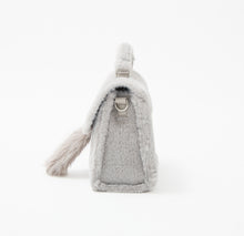 Load image into Gallery viewer, Fluffy Gray Fan de Bag
