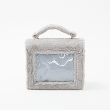 Load image into Gallery viewer, Fluffy Gray Fan de Bag
