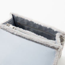 Load image into Gallery viewer, Fluffy Gray Fan de Bag

