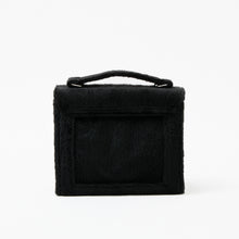 Load image into Gallery viewer, Fluffy Black Fan de Bag
