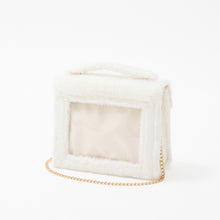 Load image into Gallery viewer, Fluffy White Fan de Bag
