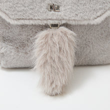 Load image into Gallery viewer, Fluffy Gray Fan de Bag
