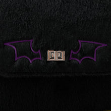 Load image into Gallery viewer, Fluffy Black Fan de Bag
