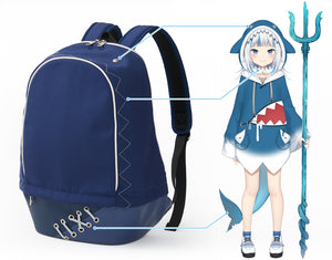 Gawr Gura Model Backpack hololive English