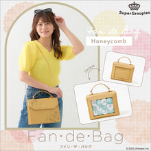 Load image into Gallery viewer, Honeycomb Fan de Bag
