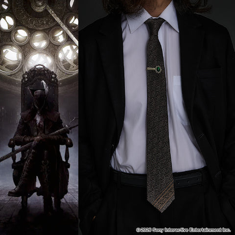 Lady Maria of the Astral Clocktower Model Necktie & Tie Clip Set Bloodborne