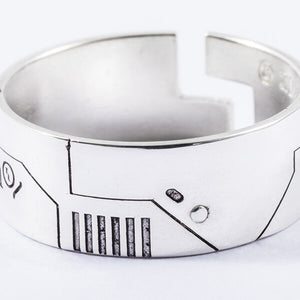 Cyberpunk 2077 Model Ring & Cuff Bracelet Set
