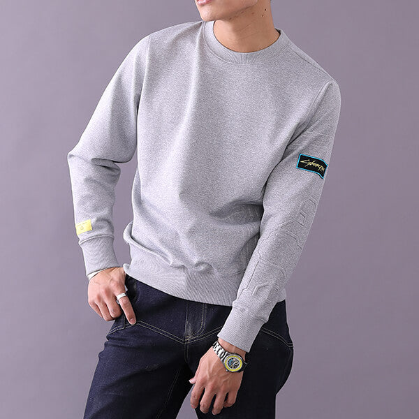 VR × CYBERPUNK CREWNECK / GREY